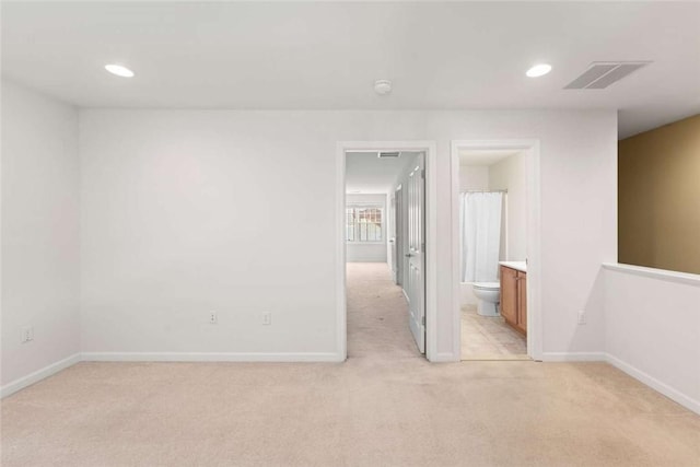 156 Hampton Way S, Kingstown, RI 02879 - spare room with light colored carpet, baseboards, and recessed lighting