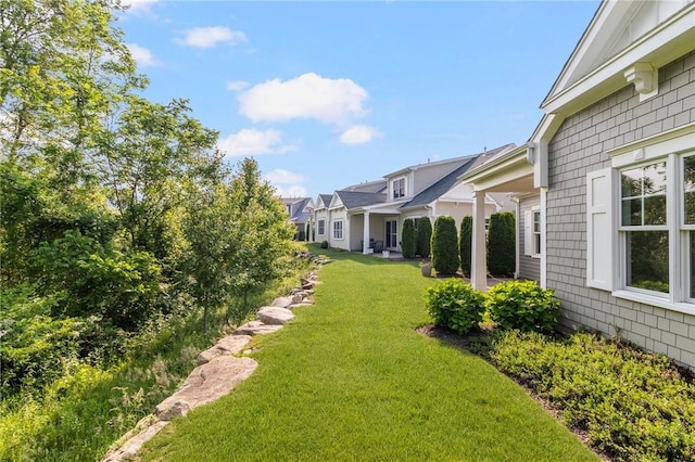 23 Middleberry Ln, East Greenwich, RI 02818 - view of green lawn with a residential view