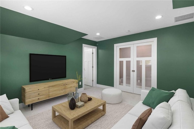 23 Middleberry Ln, East Greenwich, RI 02818 - living area with french doors and recessed lighting