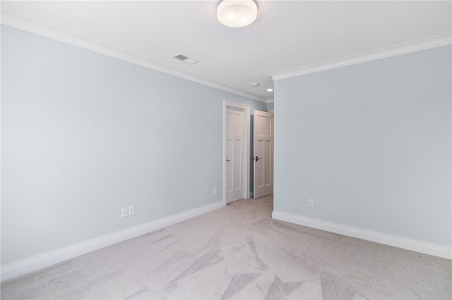 23 Middleberry Ln, East Greenwich, RI 02818 - spare room featuring crown molding and light carpet