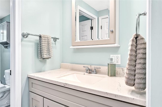 22 Pond View Dr, Little Compton, RI 02837 - bathroom with vanity and toilet
