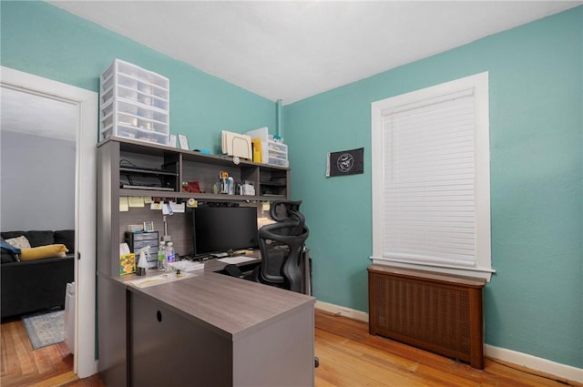 66 Dean Ave, Smithfield, RI 02917 - office featuring light wood finished floors and radiator heating unit