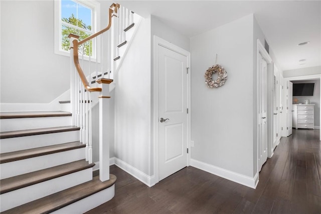 36 Wanda St, Narragansett, RI 02882 - stairway with wood finished floors and baseboards