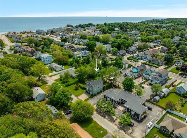 36 Wanda St, Narragansett, RI 02882 - aerial view of residential area featuring a large body of water