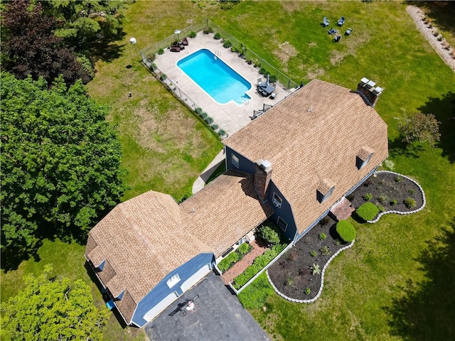 850 Black Plain Rd, North Smithfield, RI 02896 - aerial view of a pool area