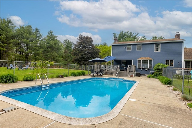 850 Black Plain Rd, North Smithfield, RI 02896 - view of swimming pool with a deck and outdoor dining space