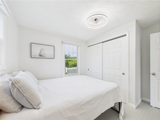 6 Dolphin Rd, Narragansett, RI 02882 - bedroom featuring baseboards and a closet