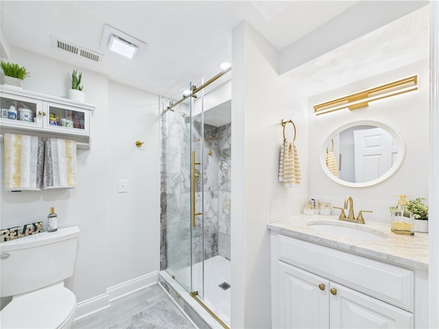 6 Dolphin Rd, Narragansett, RI 02882 - full bath featuring vanity, baseboards, toilet, and a marble finish shower