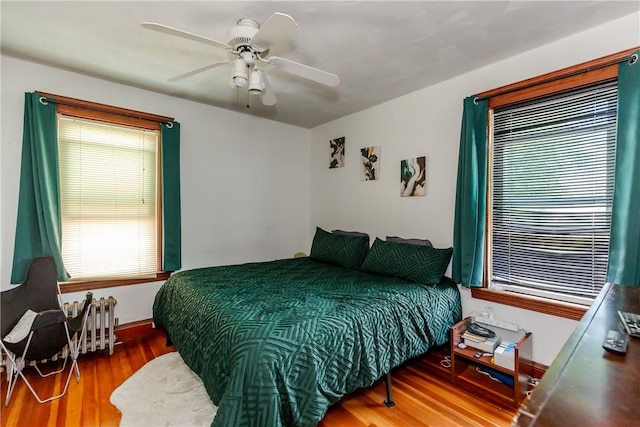 412 E Ave, Pawtucket, RI 02860 - bedroom featuring wood finished floors and a ceiling fan