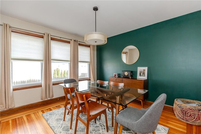 412 E Ave, Pawtucket, RI 02860 - dining area featuring baseboards and wood finished floors