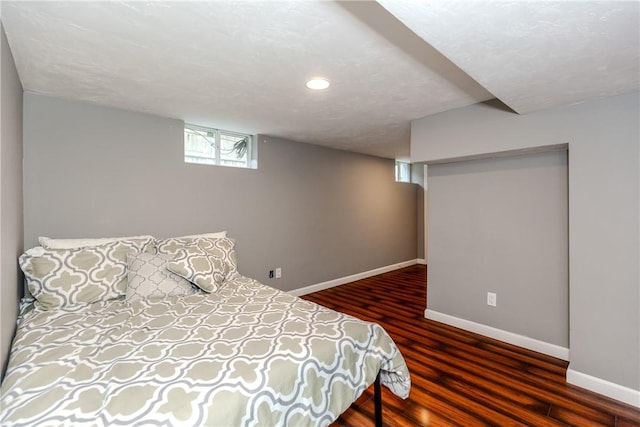 412 E Ave, Pawtucket, RI 02860 - bedroom featuring baseboards, recessed lighting, and wood finished floors