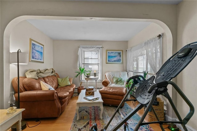 99 Third St, West Warwick, RI 02893 - living room featuring light wood finished floors