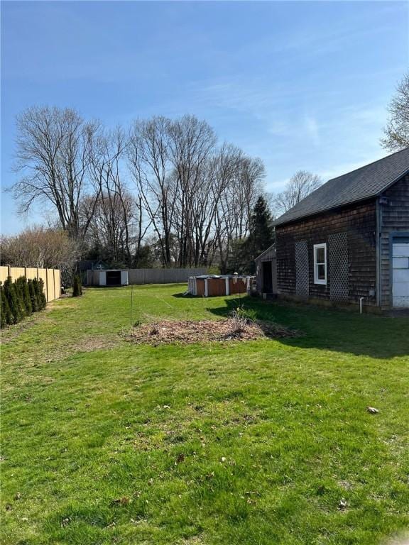3506 Kingstown Rd, South Kingstown, RI 02892 - view of yard with an outdoor structure
