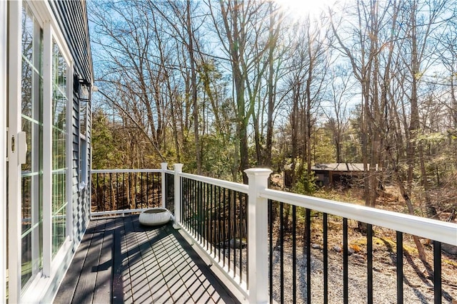 1300 Wallum Lake Rd, Burrillville, RI 02859 - view of wooden deck