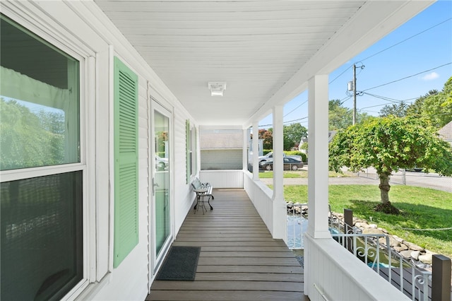 39 Camac St, Pawtucket, RI 02861 - view of wooden porch