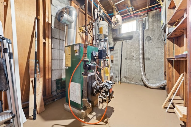 39 Camac St, Pawtucket, RI 02861 - below grade area with a heating unit