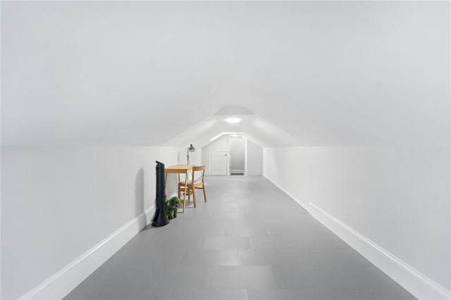 39 Camac St, Pawtucket, RI 02861 - additional living space featuring lofted ceiling and baseboards