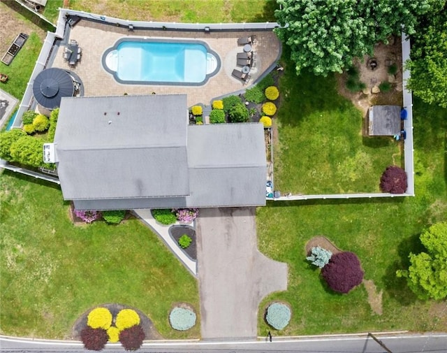 1710 Phenix Ave, Cranston, RI 02921 - bird's eye view of a pool
