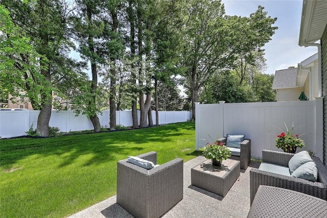 77 W Valley Cir Unit 77, West Warwick, RI 02893 - view of patio / terrace featuring outdoor lounge area