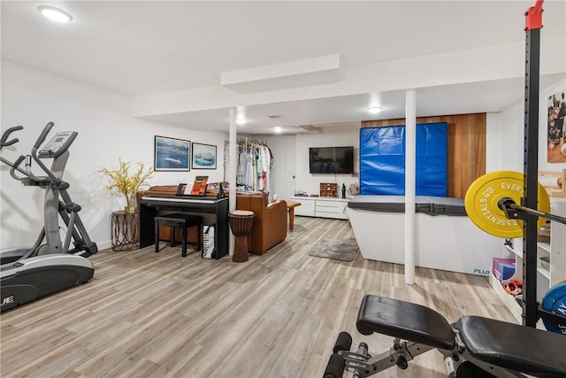 7 Maloney Ln, Middletown, RI 02842 - workout area with wood finished floors