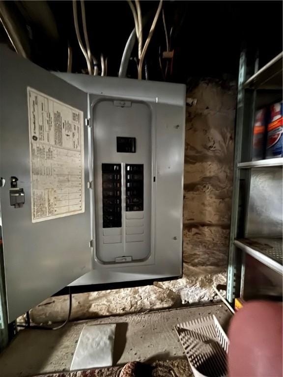 259 Park Ave, Woonsocket, RI 02895 - utility room featuring electric panel