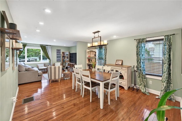 69 Arnold St, Lincoln, RI 02865 - dining area featuring wood finished floors, recessed lighting, and baseboards