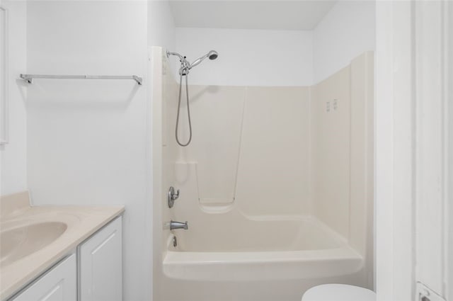38 Brook St, Central Falls, RI 02863 - bathroom with vanity, shower / washtub combination, and toilet
