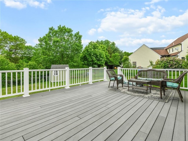 60 Broad St, Plainville, MA 02762 - view of wooden terrace