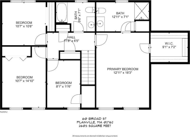 60 Broad St, Plainville, MA 02762 - property floor plan