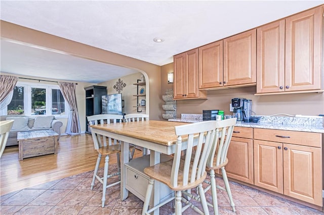 7 Lydia Ave, North Providence, RI 02904 - dining area with arched walkways and recessed lighting