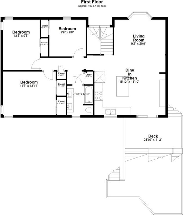 7 Lydia Ave, North Providence, RI 02904 - room layout