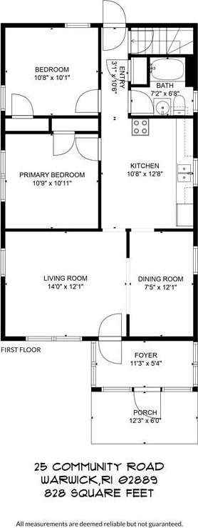 25 Community Rd, Warwick, RI 02889 - room layout