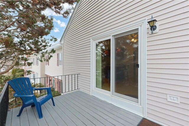 2970 Mendon Rd Unit 53, Cumberland, RI 02864 - view of deck