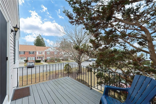 2970 Mendon Rd Unit 53, Cumberland, RI 02864 - deck with a residential view