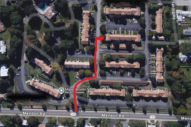 2970 Mendon Rd Unit 53, Cumberland, RI 02864 - view of property location featuring property parcel outlined
