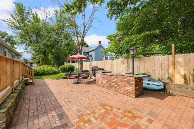 6 Humes Ave, Warwick, RI 02889 - fenced backyard featuring a patio area