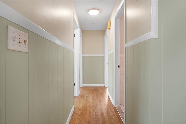 295 Chestnut St, Warwick, RI 02888 - corridor with light wood finished floors and baseboards