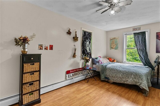 16 Spectacle Ave, Warwick, RI 02888 - bedroom with wood finished floors and a baseboard radiator