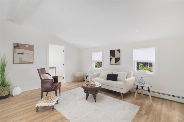 126 Weaver Hill Rd, West Greenwich, RI 02817 - living area featuring light wood finished floors and baseboards