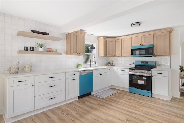 126 Weaver Hill Rd, West Greenwich, RI 02817 - kitchen featuring dishwashing machine, electric range, tasteful backsplash, and a sink