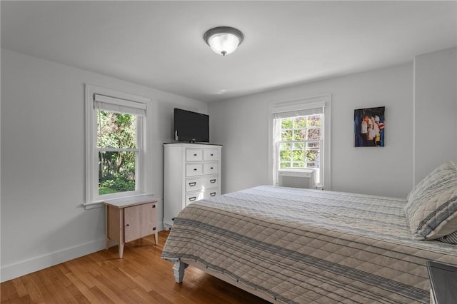 19 Woodsia Rd, Narragansett, RI 02874 - bedroom featuring multiple windows, light wood-style flooring, and baseboards