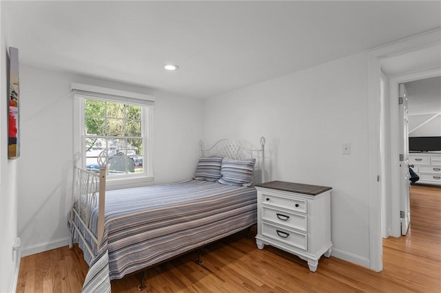 19 Woodsia Rd, Narragansett, RI 02874 - bedroom with light wood-style flooring, baseboards, and recessed lighting