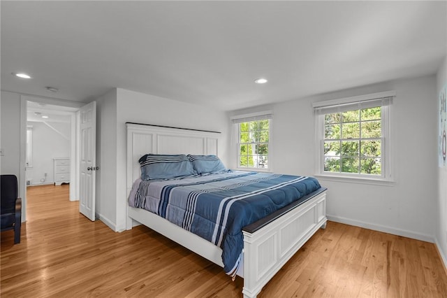 19 Woodsia Rd, Narragansett, RI 02874 - bedroom featuring light wood-type flooring, baseboards, and recessed lighting