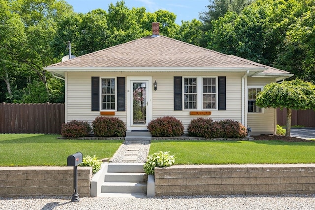 30 Lincoln St, Smithfield, RI 02917 - bungalow featuring roof with shingles and a chimney