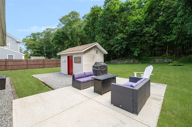 30 Lincoln St, Smithfield, RI 02917 - view of patio / terrace featuring area for grilling and an outdoor hangout area