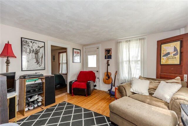 339 Beverage Hill Ave, Pawtucket, RI 02861 - living room with wood finished floors
