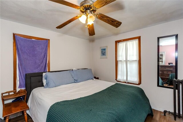 339 Beverage Hill Ave, Pawtucket, RI 02861 - bedroom with wood finished floors and a ceiling fan