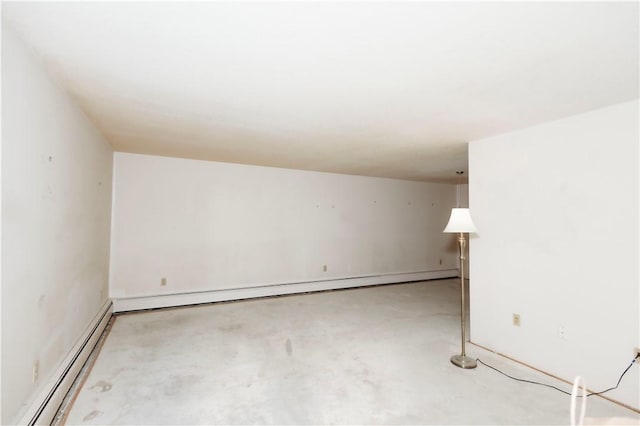 66 Girard Ave Unit 106, Newport, RI 02840 - empty room with a baseboard heating unit and concrete floors