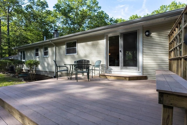 38 Williams Rd, Smithfield, RI 02917 - view of wooden terrace