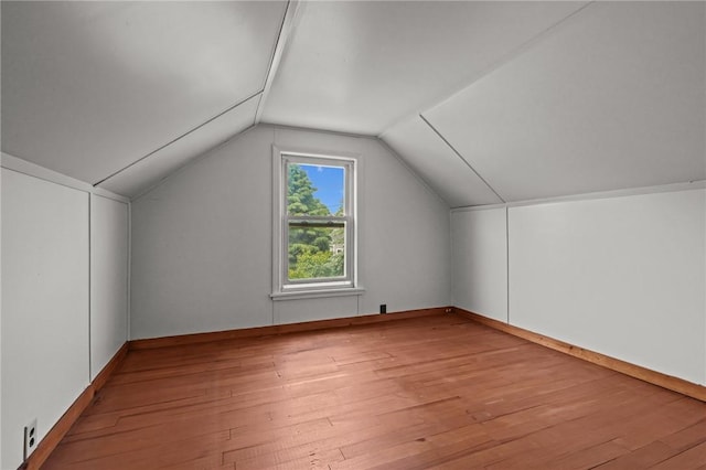 16 King Rd, Middletown, RI 02842 - additional living space with lofted ceiling and wood-type flooring